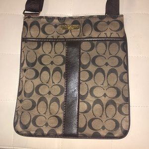 Brown coach satchel